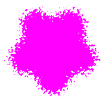 Magenta paint star